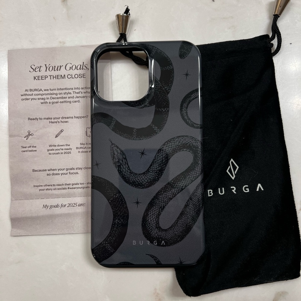 Burga brand iPhone 16 max case
